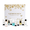 Coffret Découverte Gemology avec 10 soins visage en format voyage, inspirés des minéraux et pierres précieuses